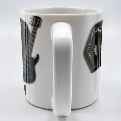 Personalized Leather Jacket and Guitar Design