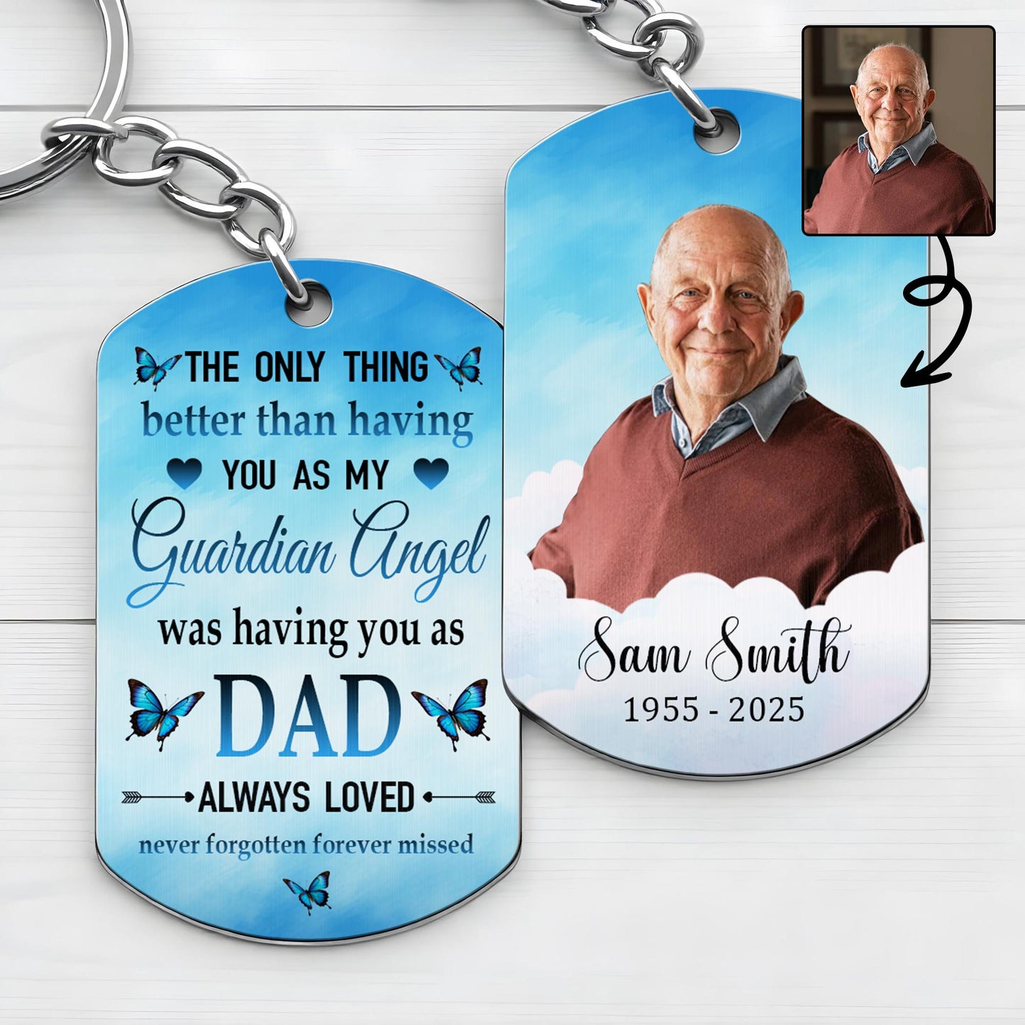 The Only Thing Better Than Having You As My Guardian Angel, Butterflies and Clouds