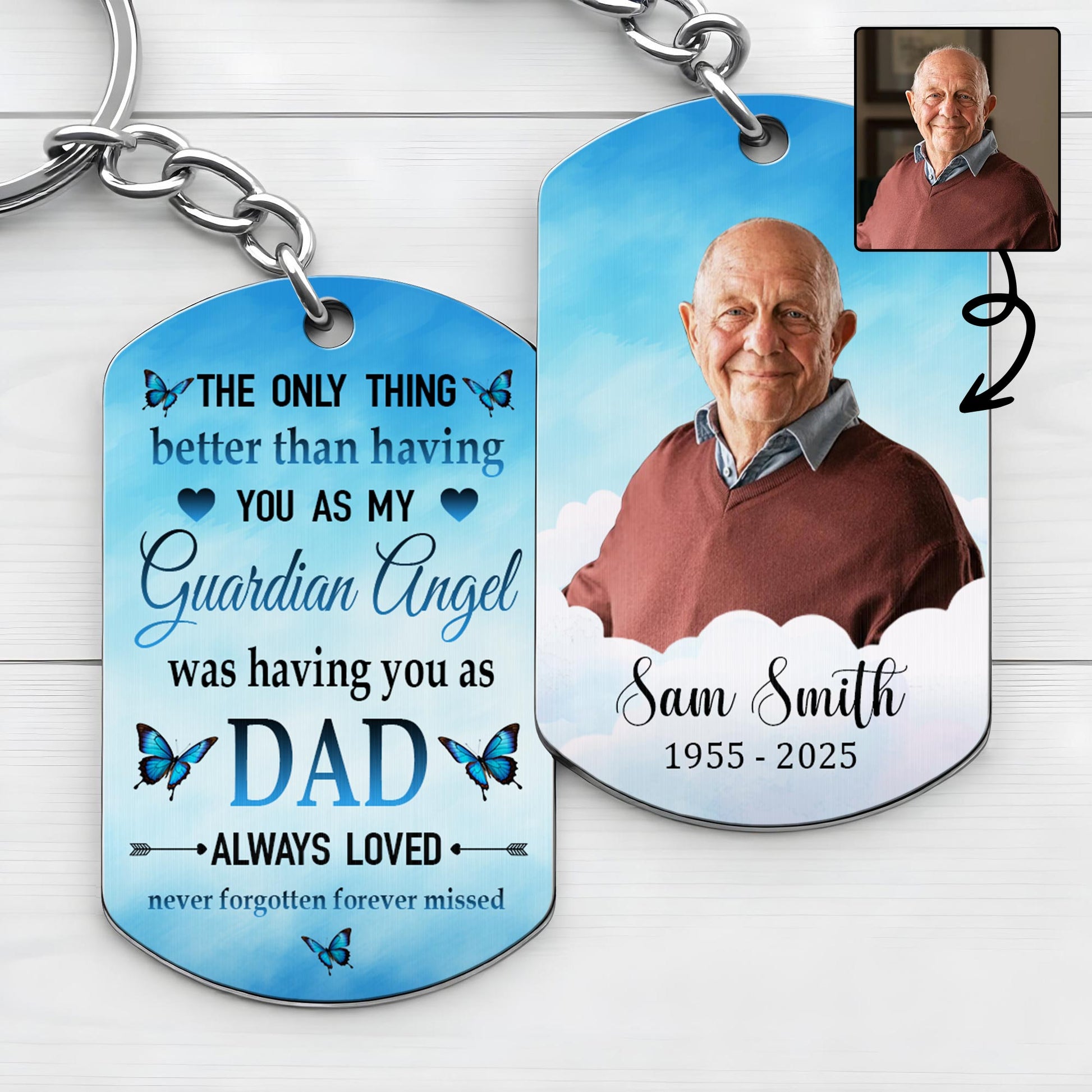 The Only Thing Better Than Having You As My Guardian Angel, Butterflies and Clouds