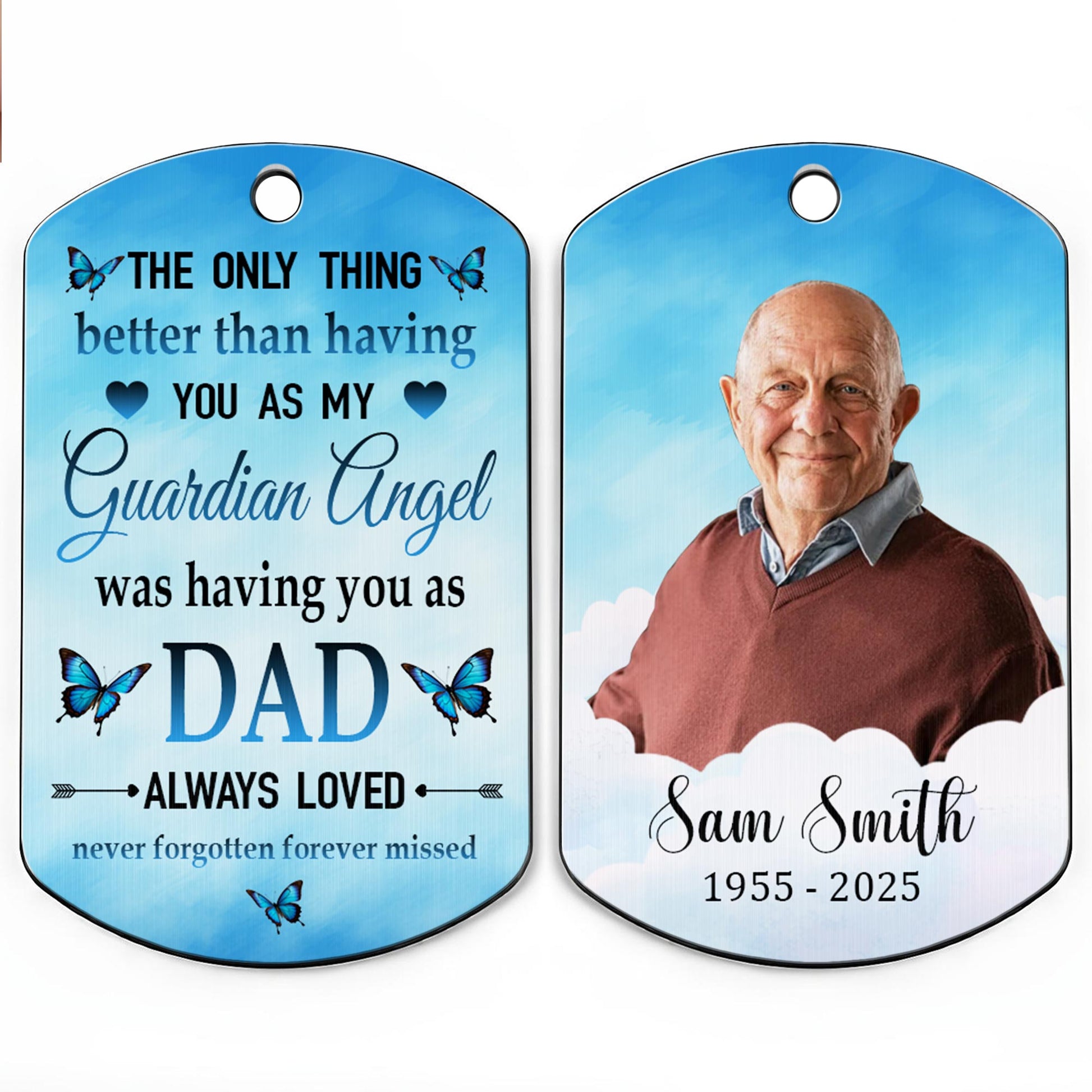 The Only Thing Better Than Having You As My Guardian Angel, Butterflies and Clouds