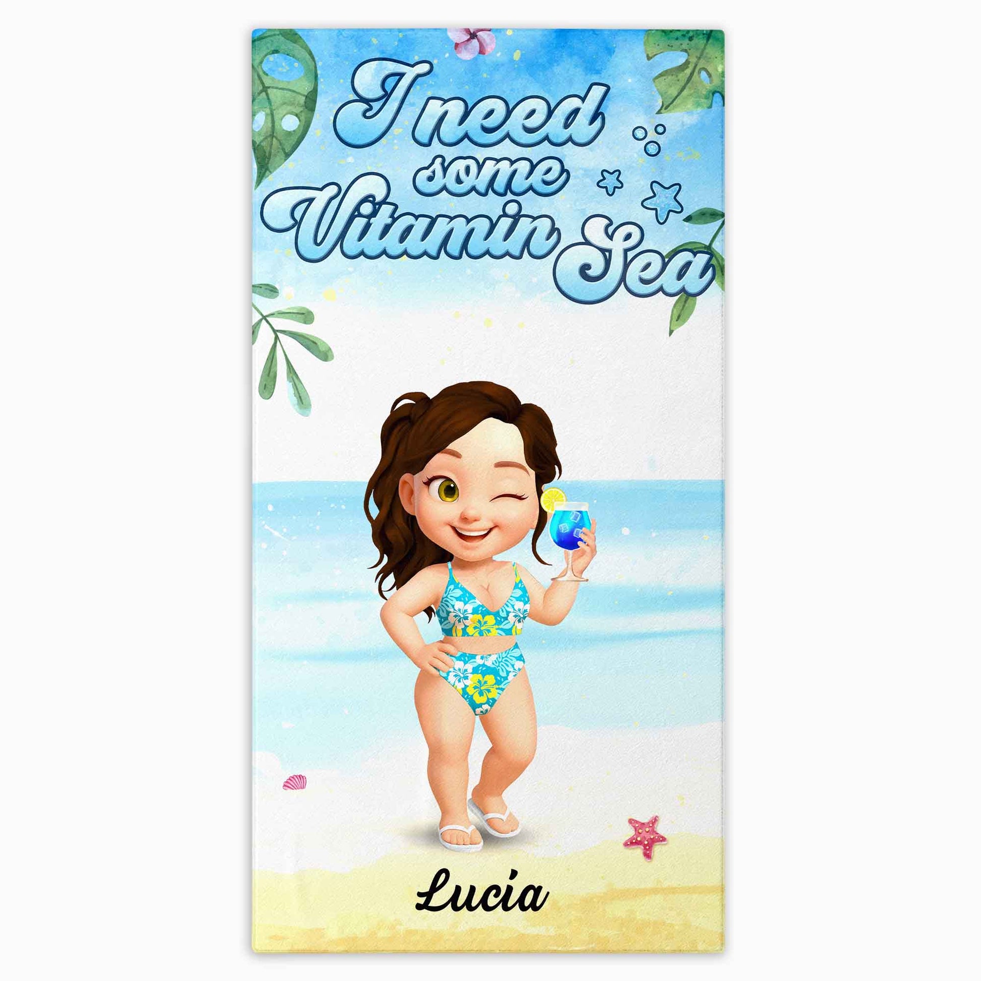 I Need Some Vitamin Sea, Beach and Starfish