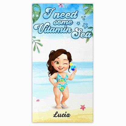 I Need Some Vitamin Sea, Beach and Starfish