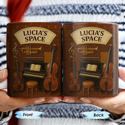 Create Your Own Musical Haven, Musical Instruments and Brick Wall