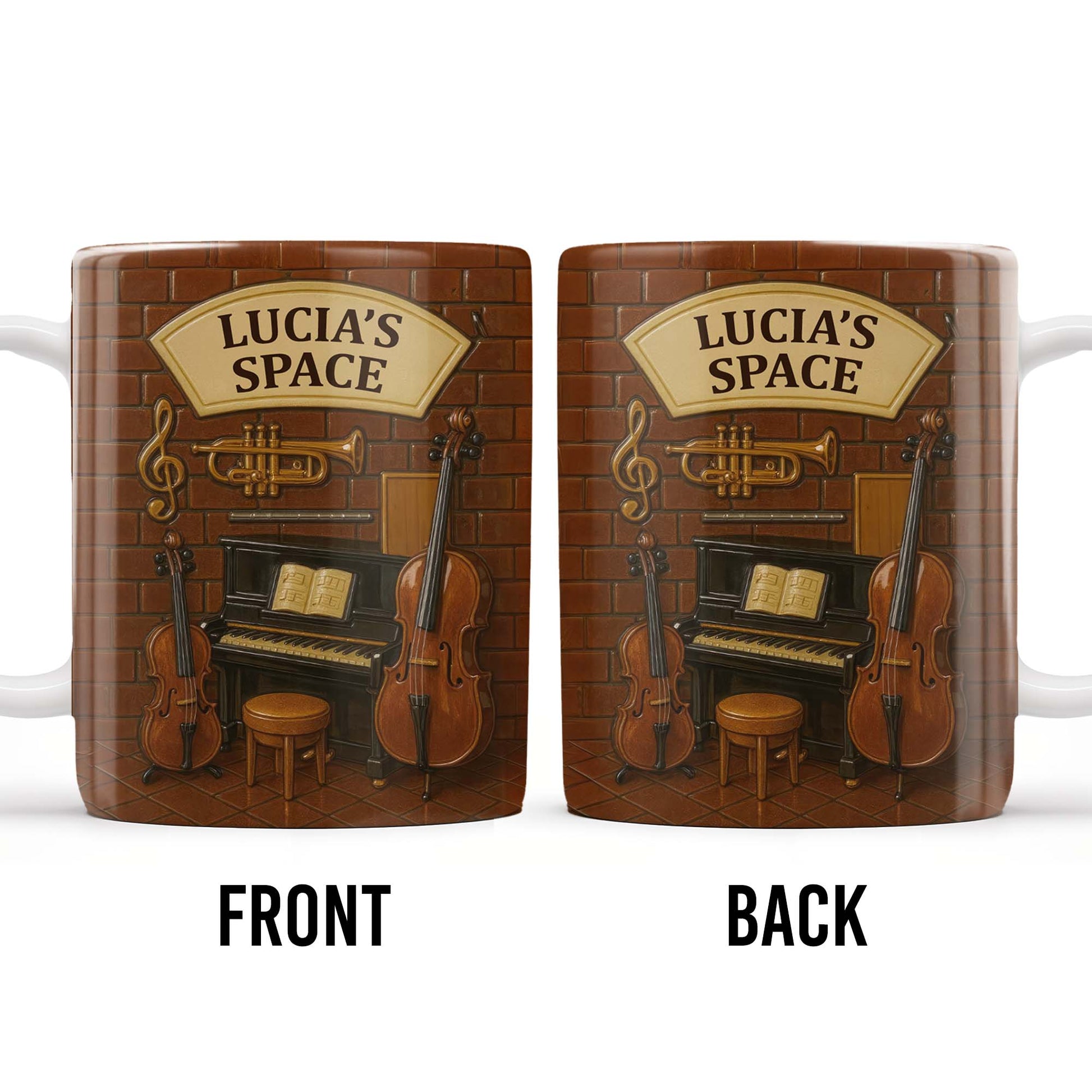 Create Your Own Musical Haven, Musical Instruments and Brick Wall