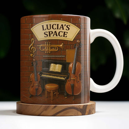 Create Your Own Musical Haven, Musical Instruments and Brick Wall