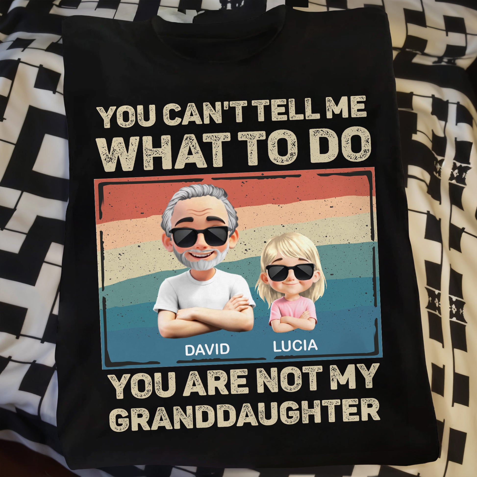 You Can't Tell Me What To Do, You Are Not My Granddaughter, Cartoon Characters and Sunglasses