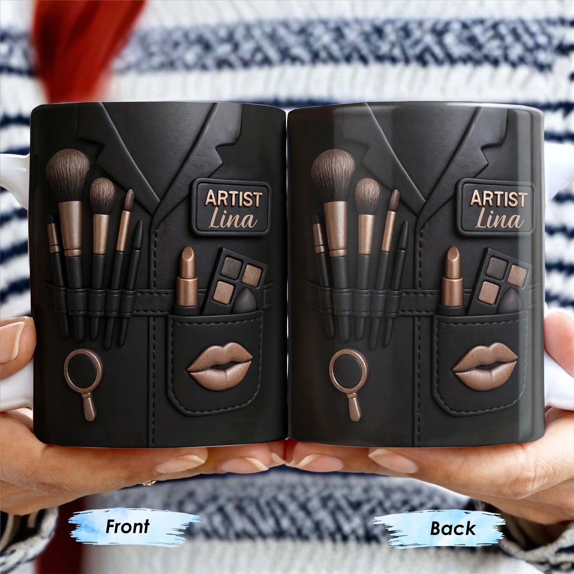 Dive Into The Art World, Makeup Brushes, Lipstick and Eye Shadow Palette