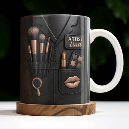 Dive Into The Art World, Makeup Brushes, Lipstick and Eye Shadow Palette