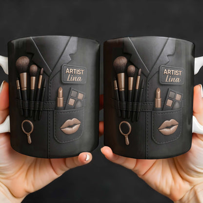 Dive Into The Art World, Makeup Brushes, Lipstick and Eye Shadow Palette