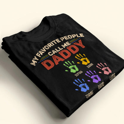 My Favorite People Call Me Daddy, Colored Handprints