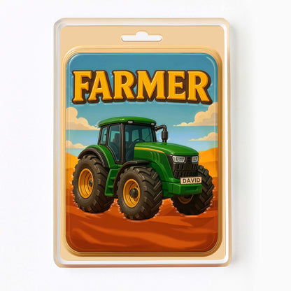 Farmer, Tractor