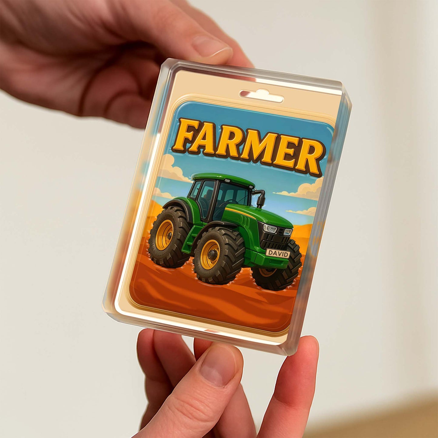 Farmer, Tractor