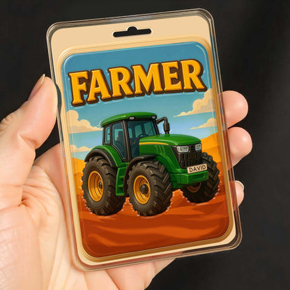 Farmer, Tractor