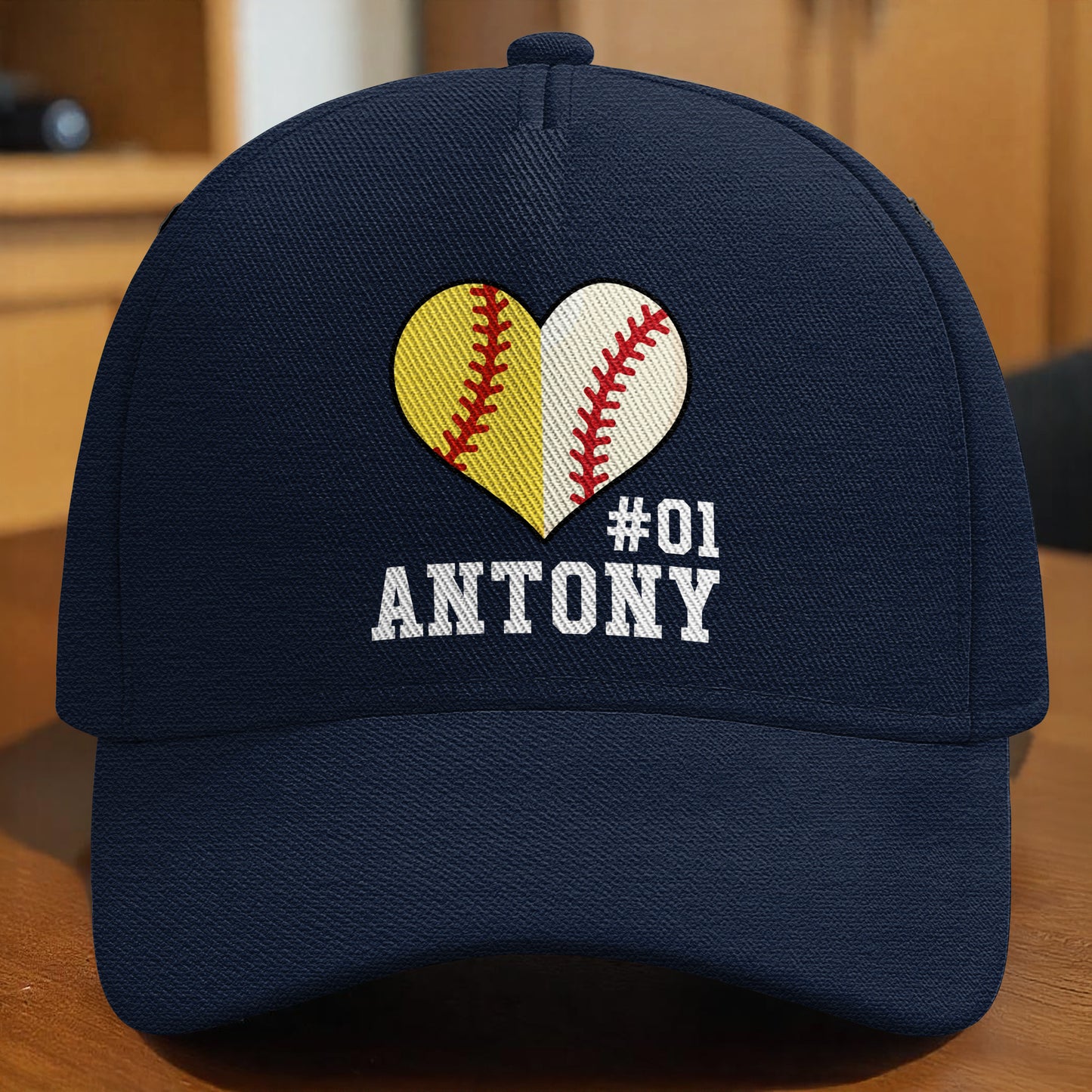 Celebrate Passion For Baseball With Heart Design