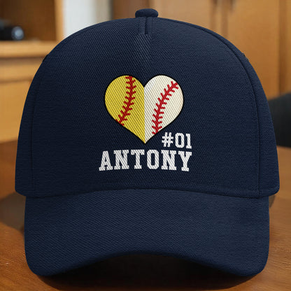 Celebrate Passion For Baseball With Heart Design