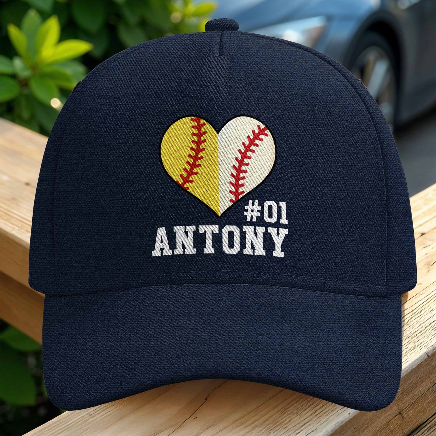 Celebrate Passion For Baseball With Heart Design