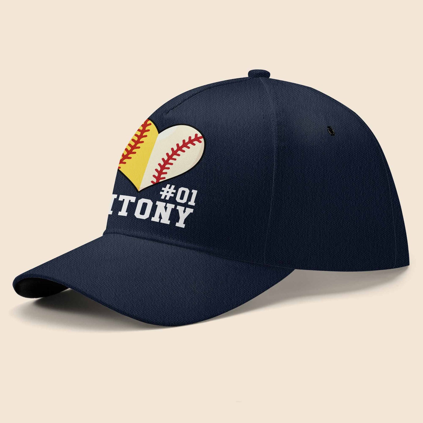 Celebrate Passion For Baseball With Heart Design