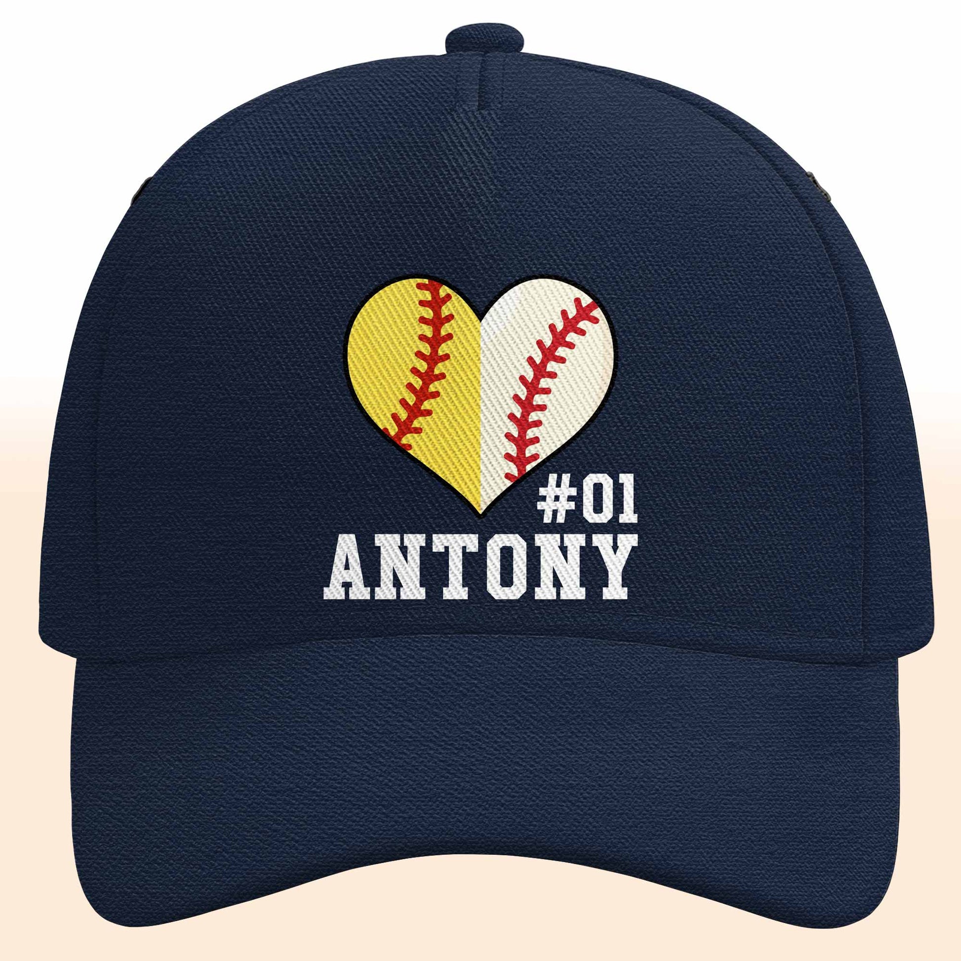Celebrate Passion For Baseball With Heart Design