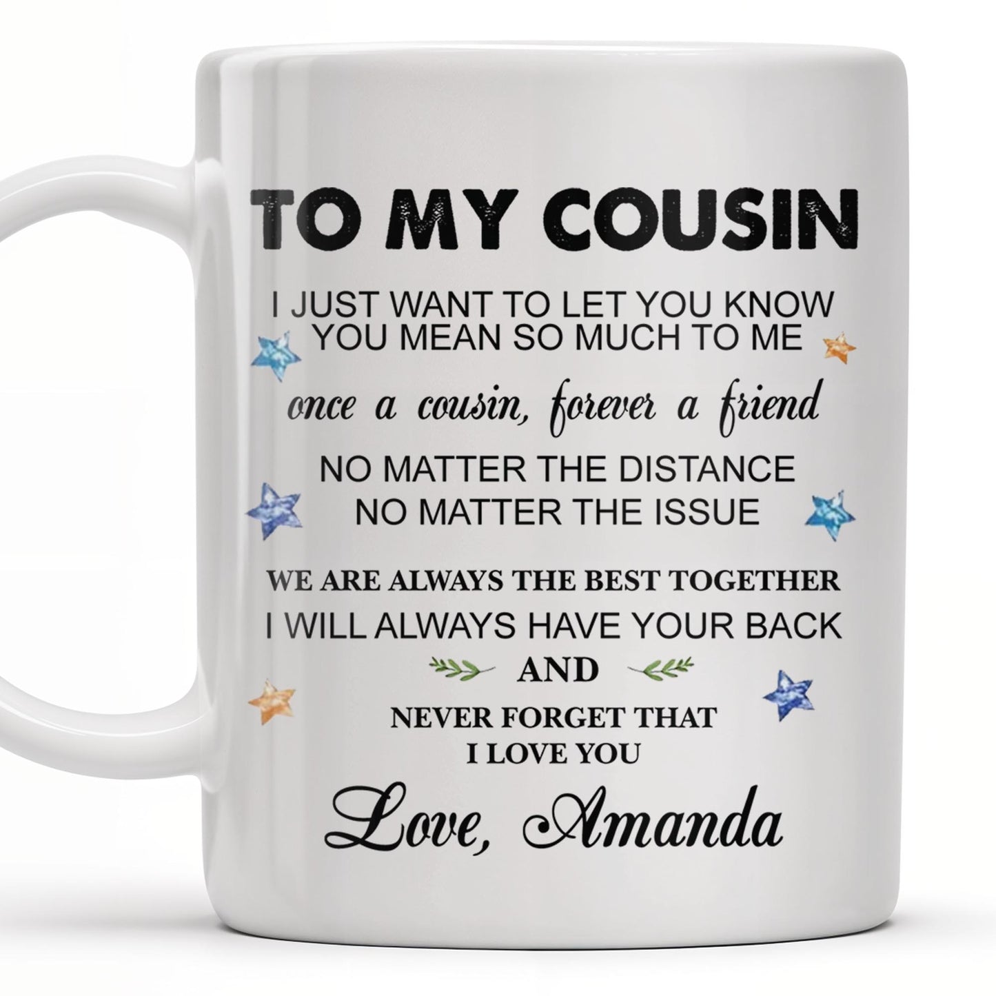 To My Cousin, You Mean So Much, Stars And Leaves