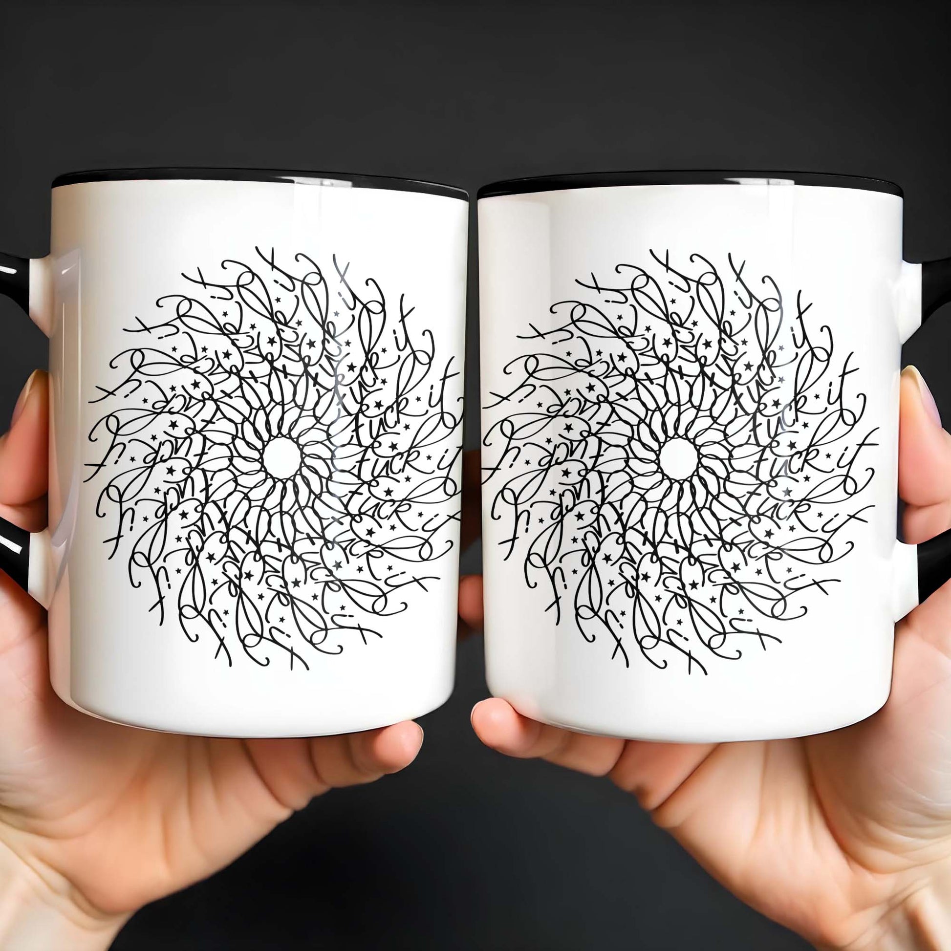 Intricate Floral Mandala Design Mug