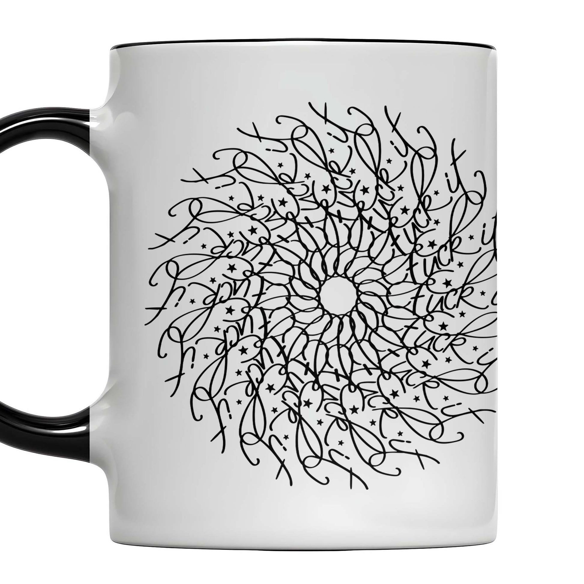 Intricate Floral Mandala Design Mug