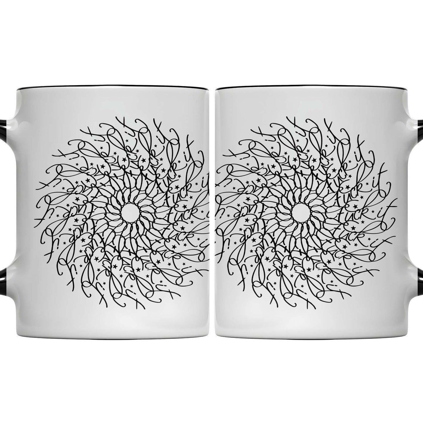 Intricate Floral Mandala Design Mug