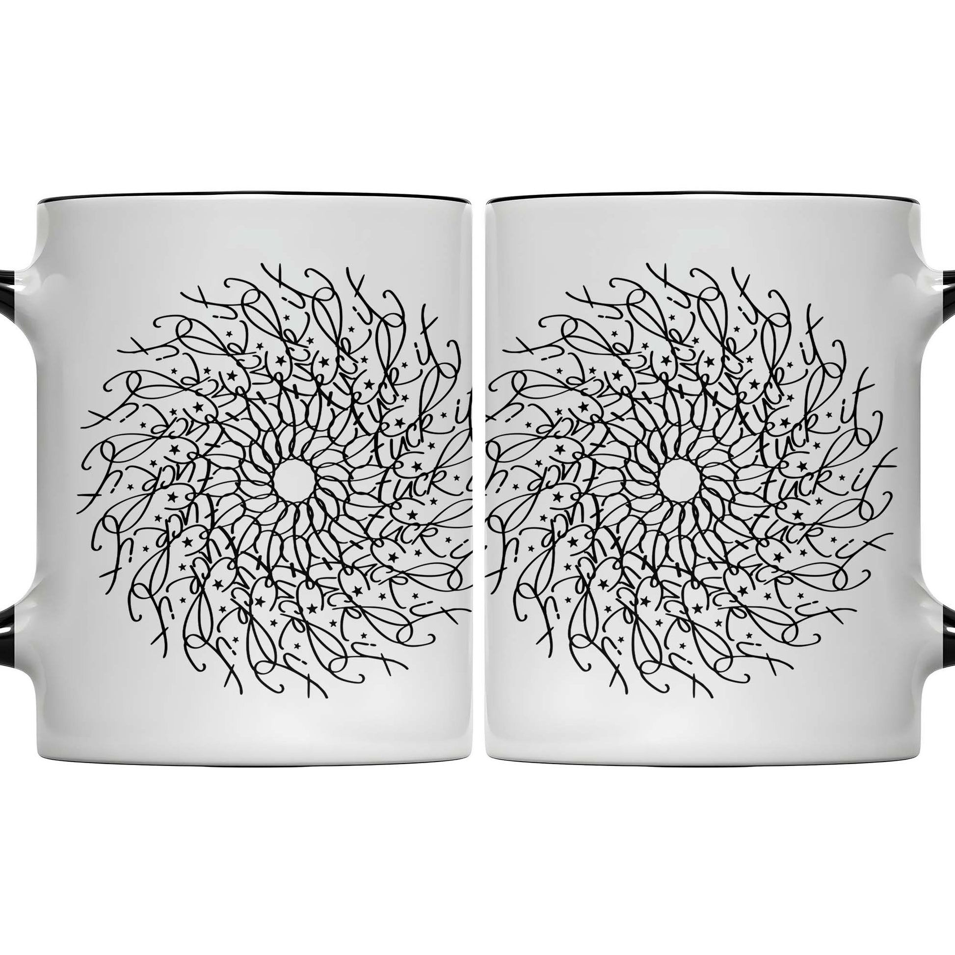 Intricate Floral Mandala Design Mug