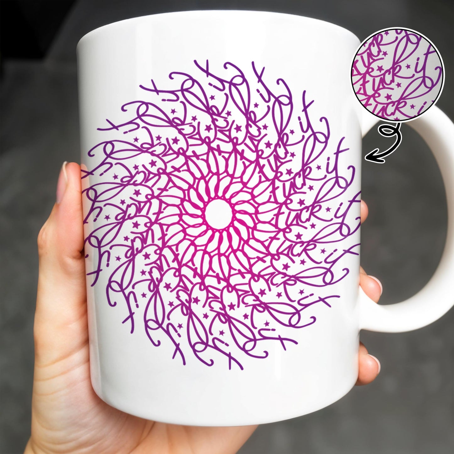 Amazing Mandala Design Perfect For Relaxing Moments - Personalized Custom Coffee Mug - FAM361_MG