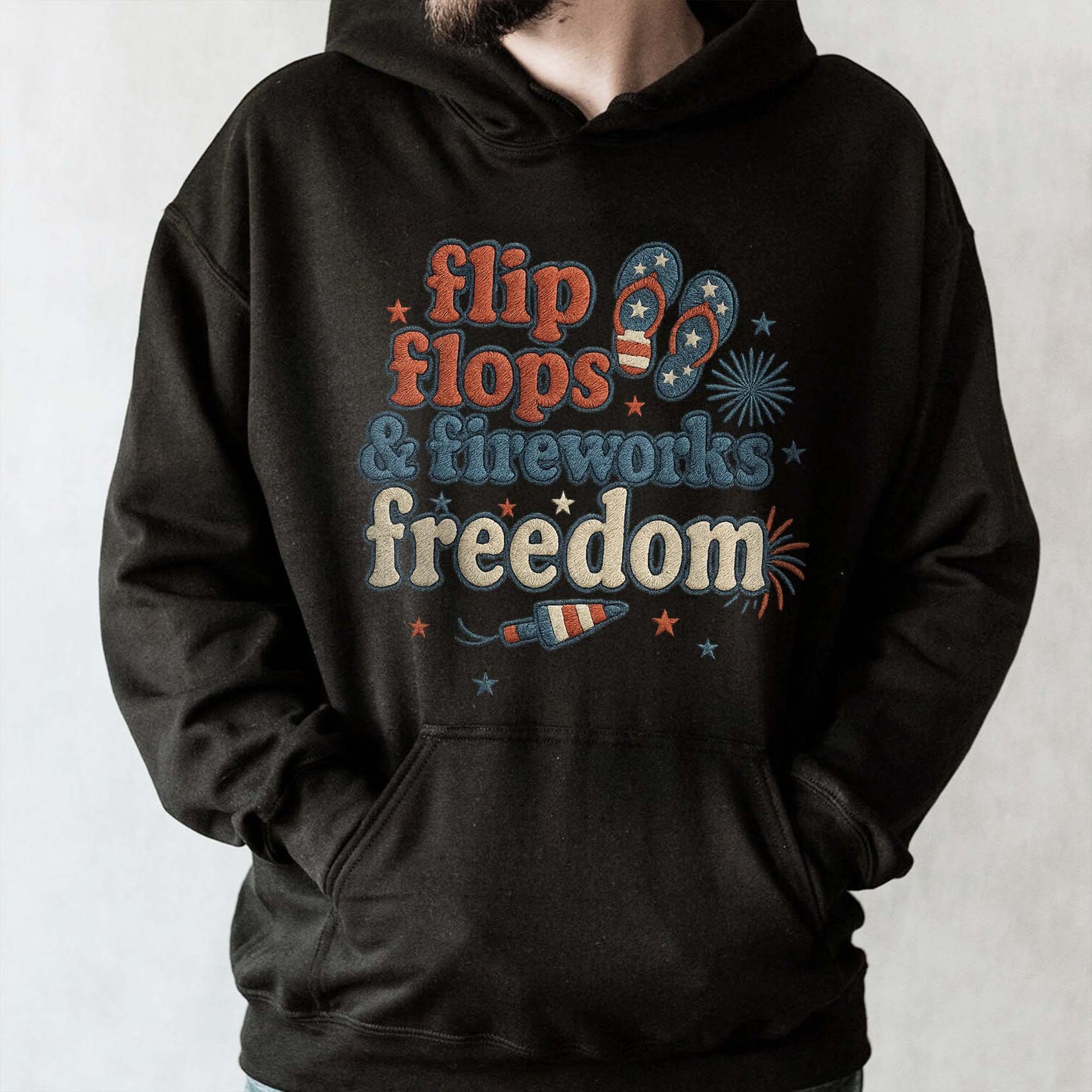 Flip Flops & Fireworks Freedom T-Shirt