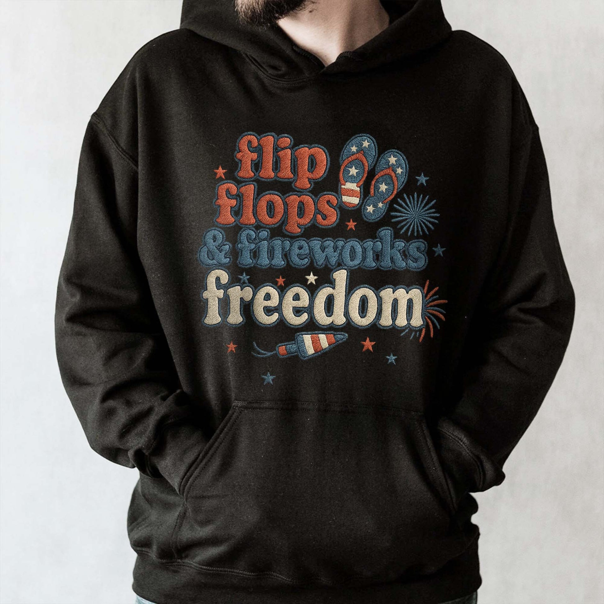 Flip Flops & Fireworks Freedom T-Shirt