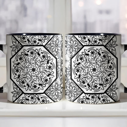 Intricate Mandala And Floral Patterns Design