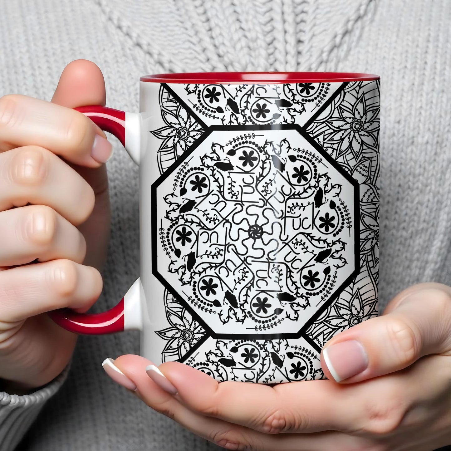 Intricate Mandala And Floral Patterns Design