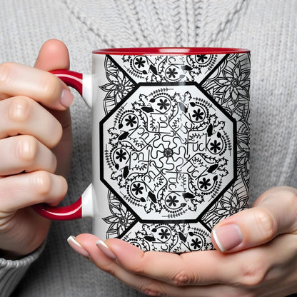 Intricate Mandala And Floral Patterns Design