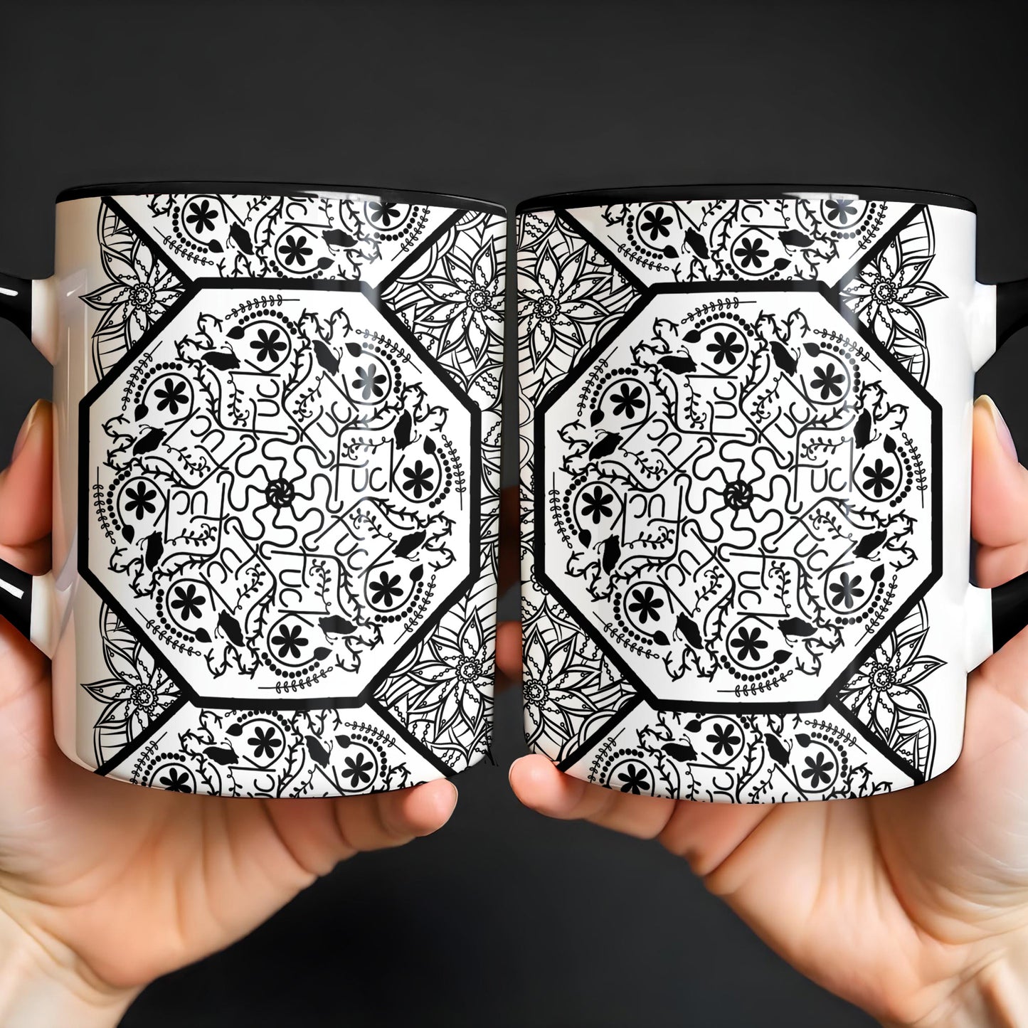 Intricate Mandala And Floral Patterns Design