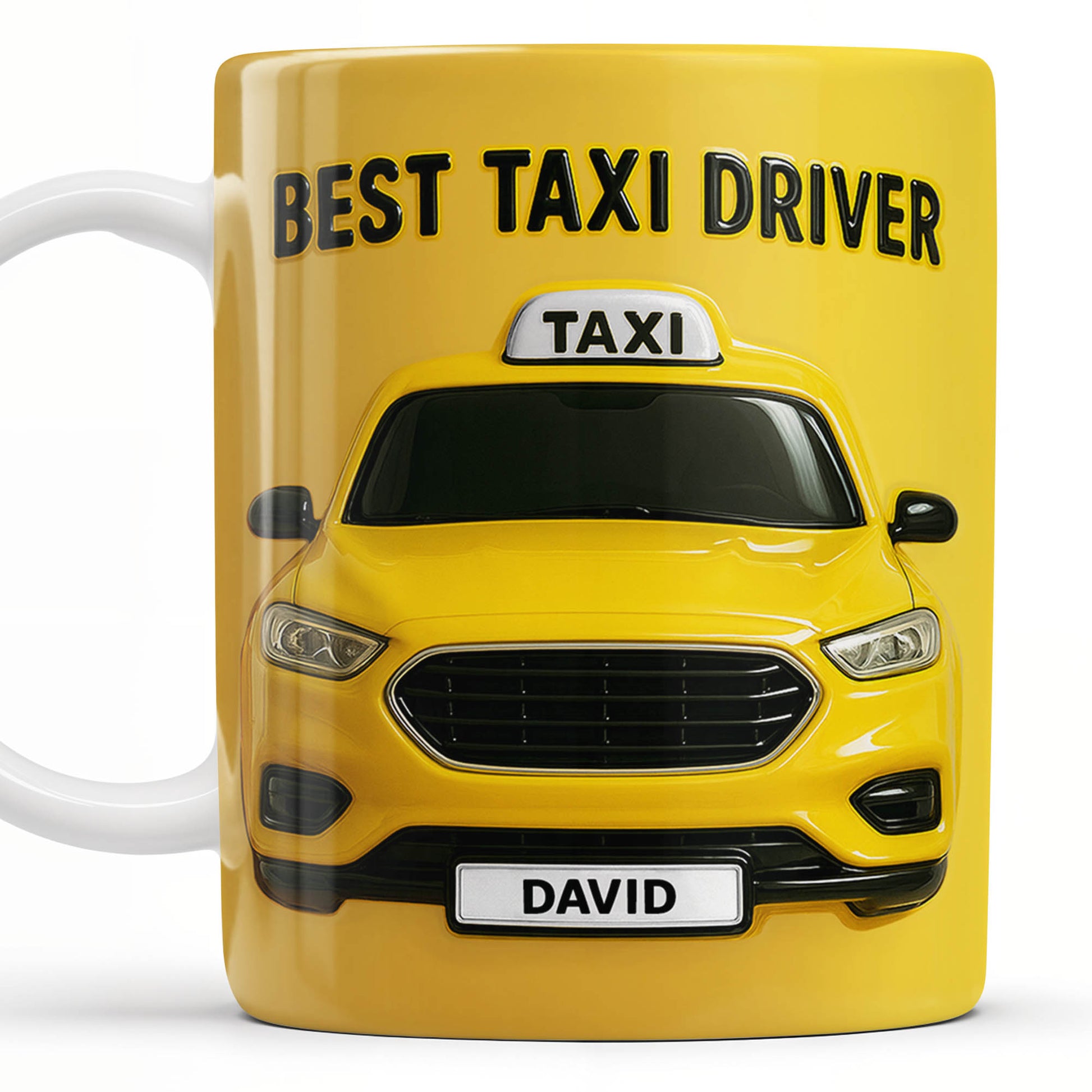 Best Taxi Driver With Yellow Taxi Design