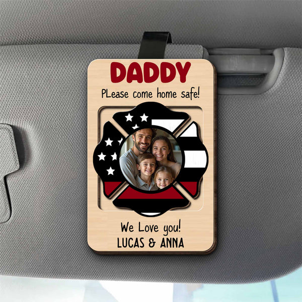 Please Come Home Safe, We Love You, Star And Heart Design