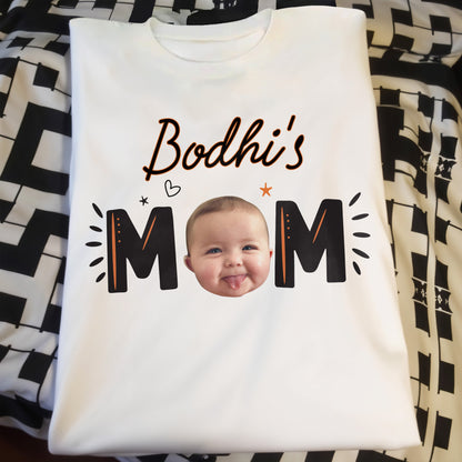 Customize Your MOM T-Shirt With Baby Photos