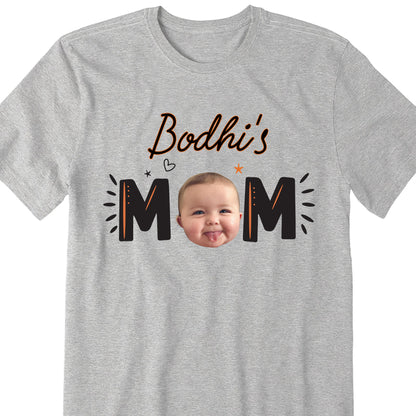 Customize Your MOM T-Shirt With Baby Photos