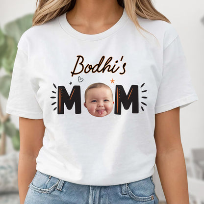 Customize Your MOM T-Shirt With Baby Photos