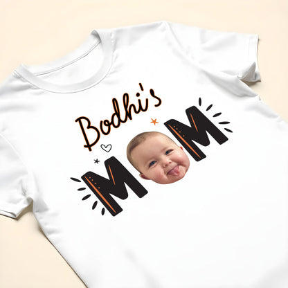 Customize Your MOM T-Shirt With Baby Photos