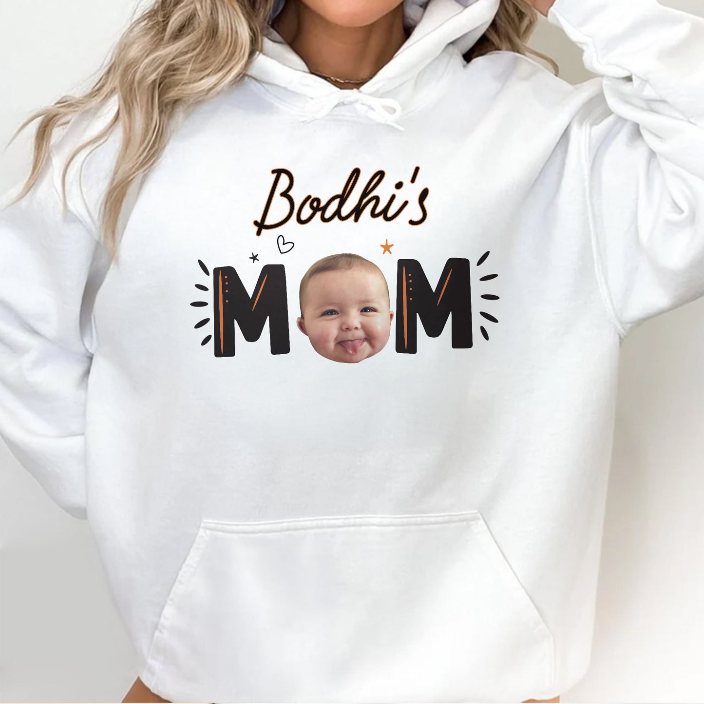 Customize Your MOM T-Shirt With Baby Photos