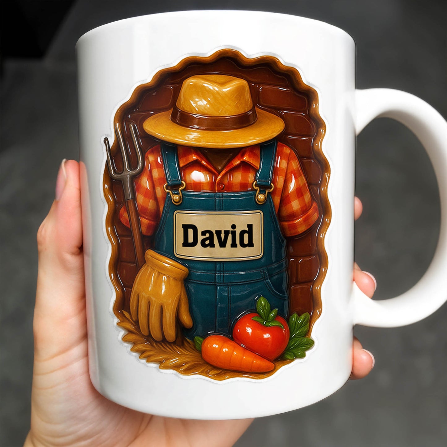 Celebrate Gardening Love With Gardening Tools and Vegetables Design