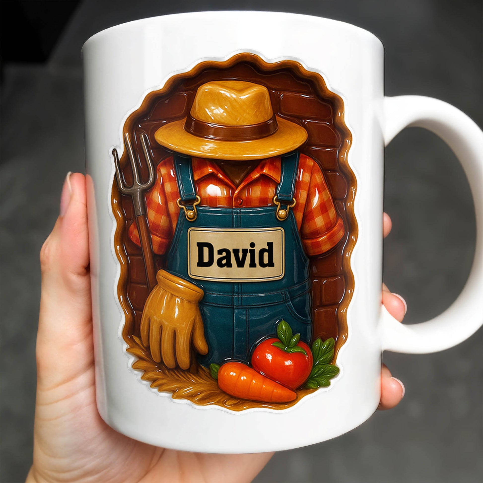 Celebrate Gardening Love With Gardening Tools and Vegetables Design