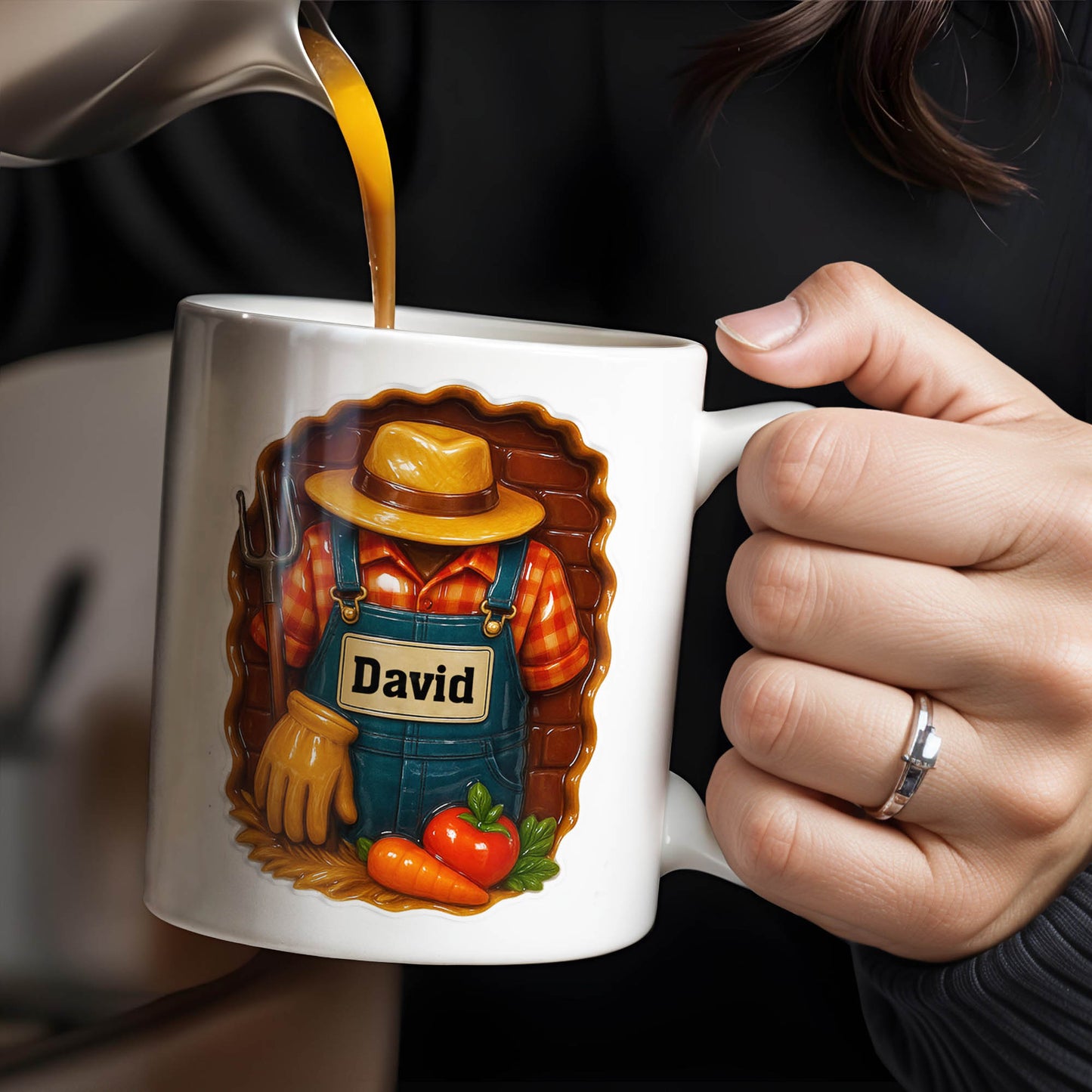 Celebrate Gardening Love With Gardening Tools and Vegetables Design