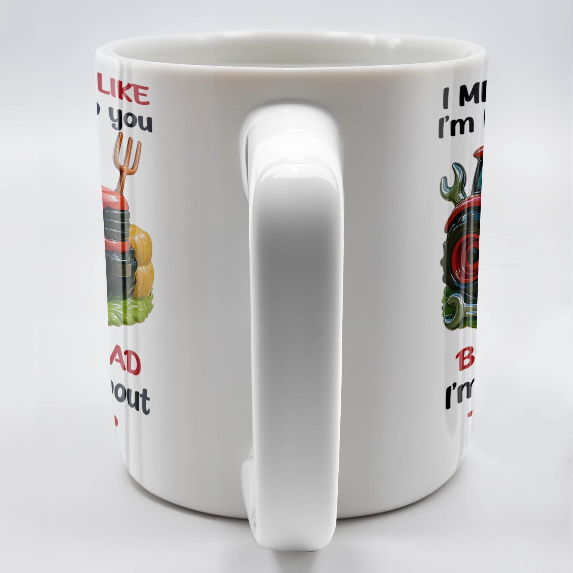 Thinking About Tractors Customizable Coffee Mug
