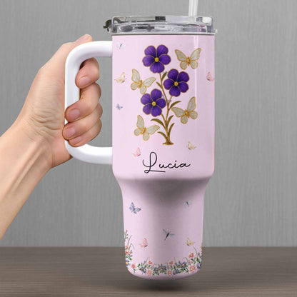 You Are Beautiful Amazing Victorious Strong, Flowers Butterflies Design