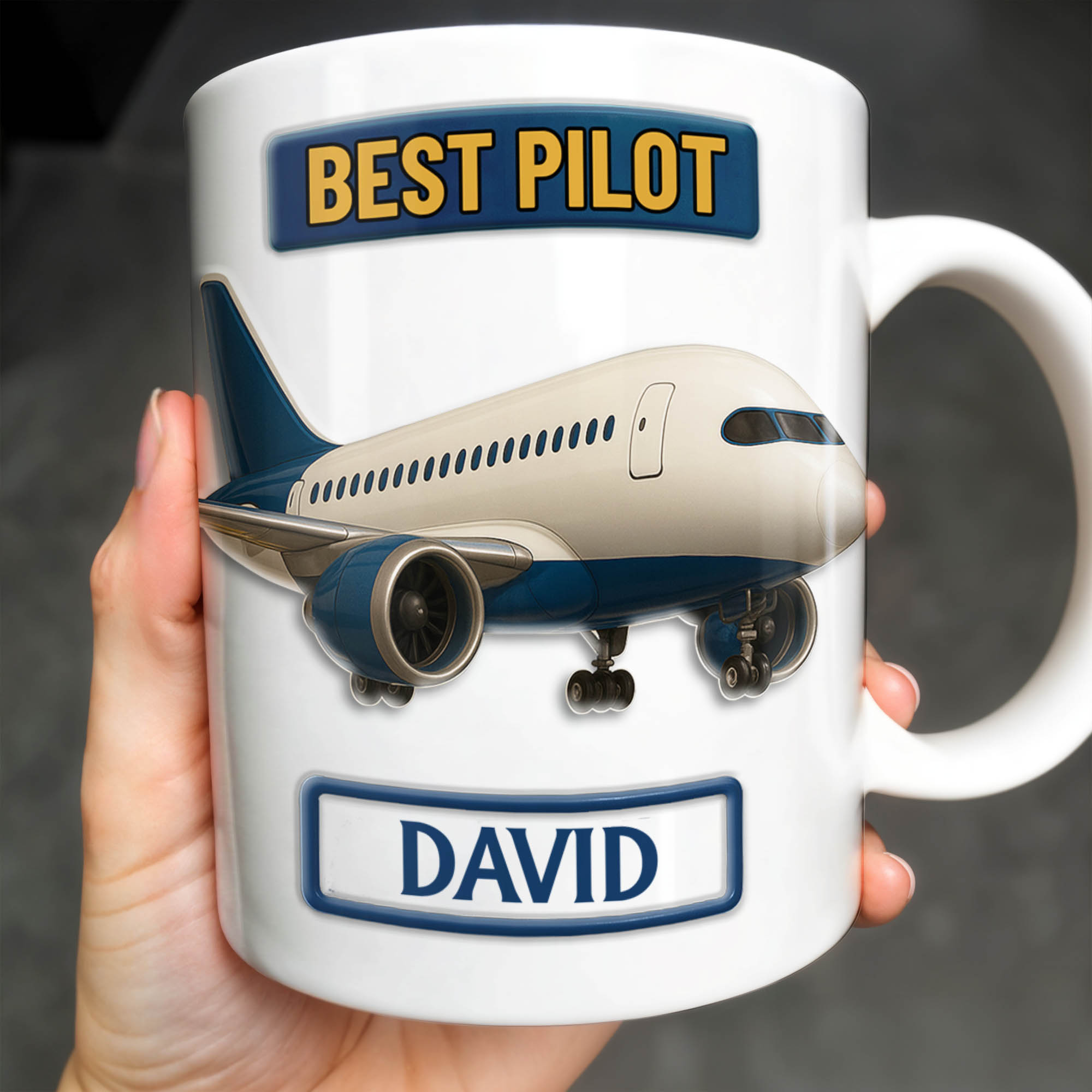 Best Pilot Airplane Design, Coffee Mug, Gift For Aviation Lovers – ALMAGEMS