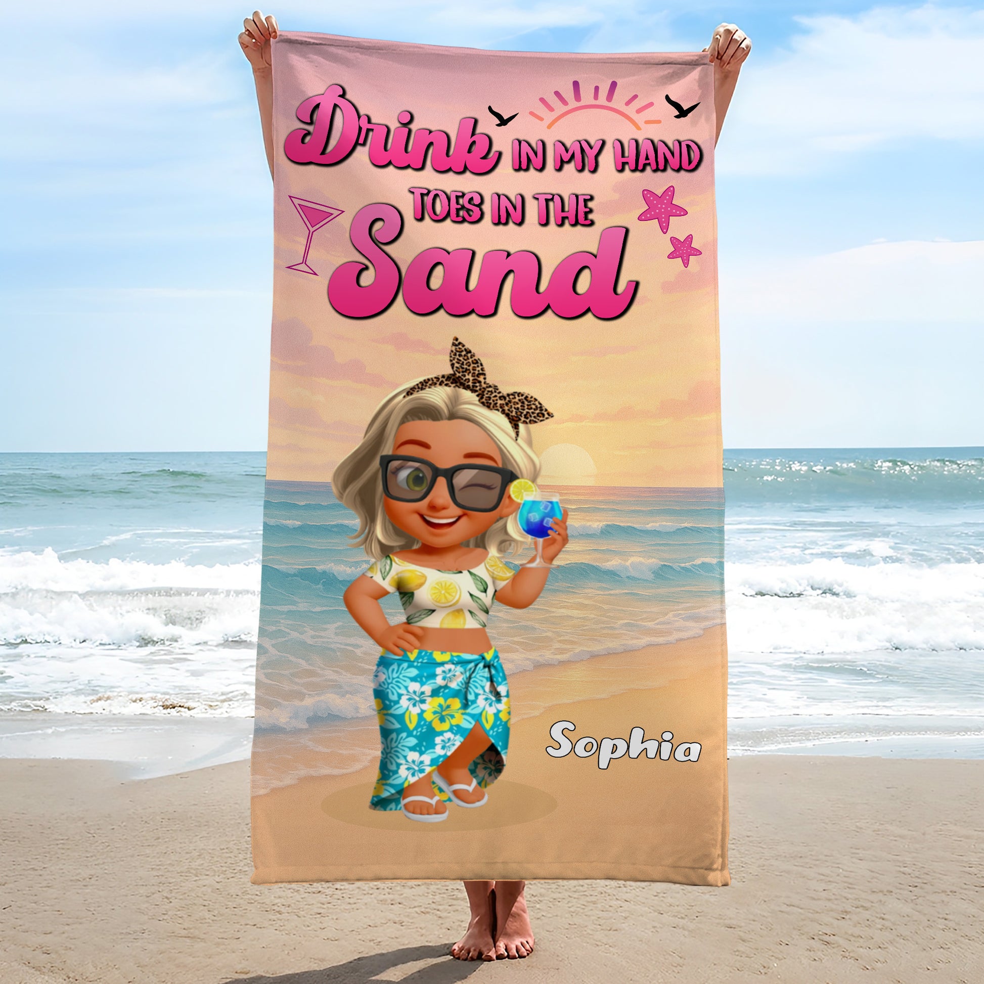 Drink In My Hand, Toes In The Sand, Beach And Cocktails