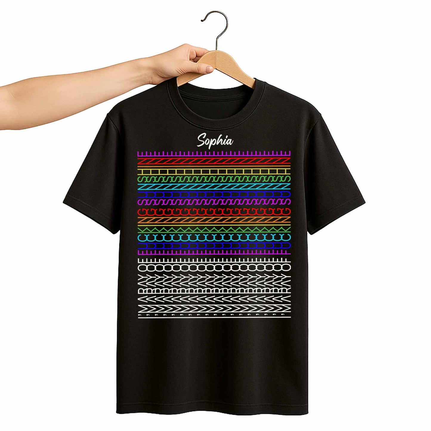 May Be Effing Sunshine Colorful Patterns Tee