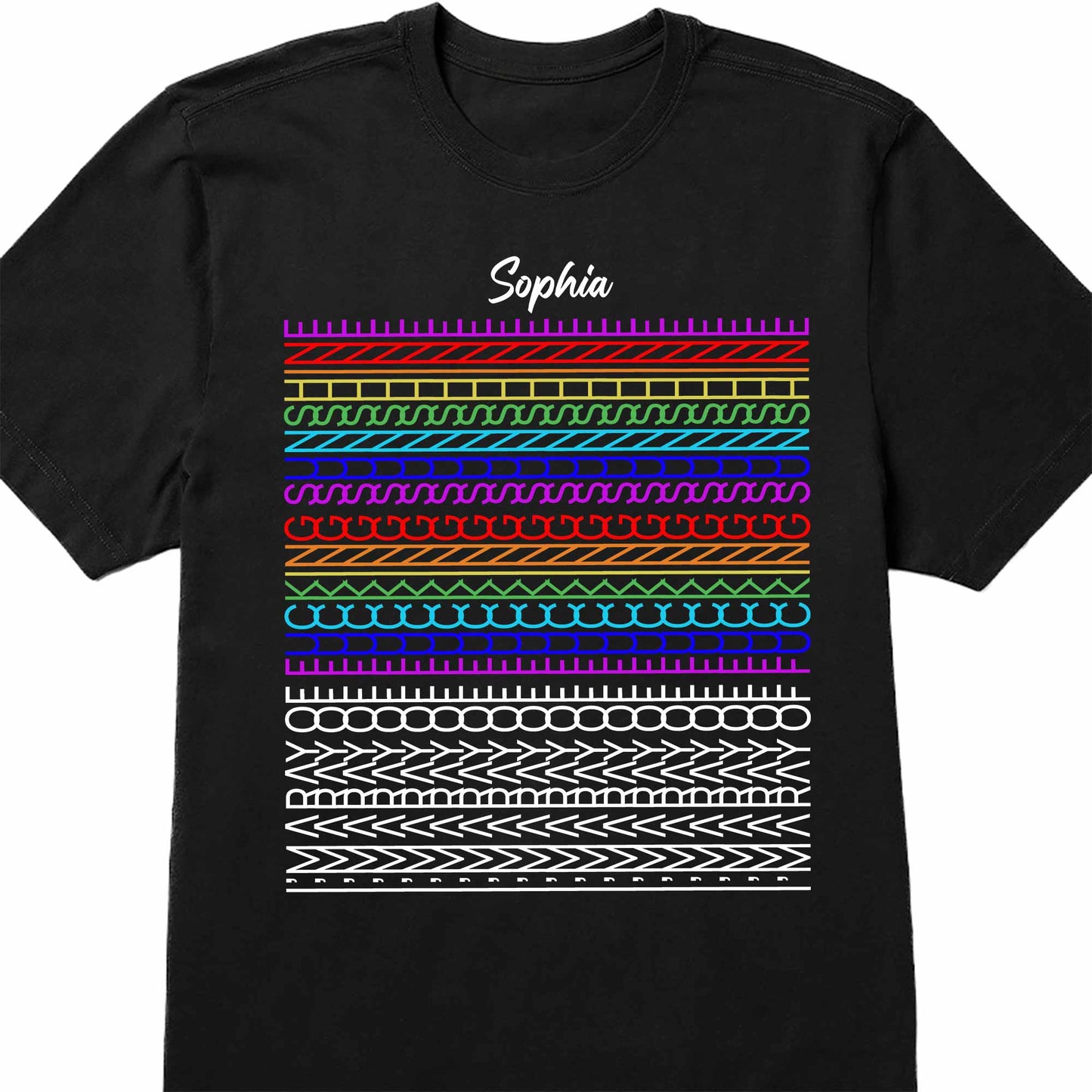 May Be Effing Sunshine Colorful Patterns Tee